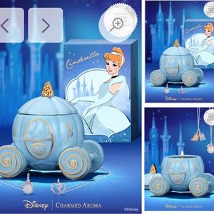 Cinderella Carriage Candle - 925 Sterling Silver Cinderella Necklace Collection